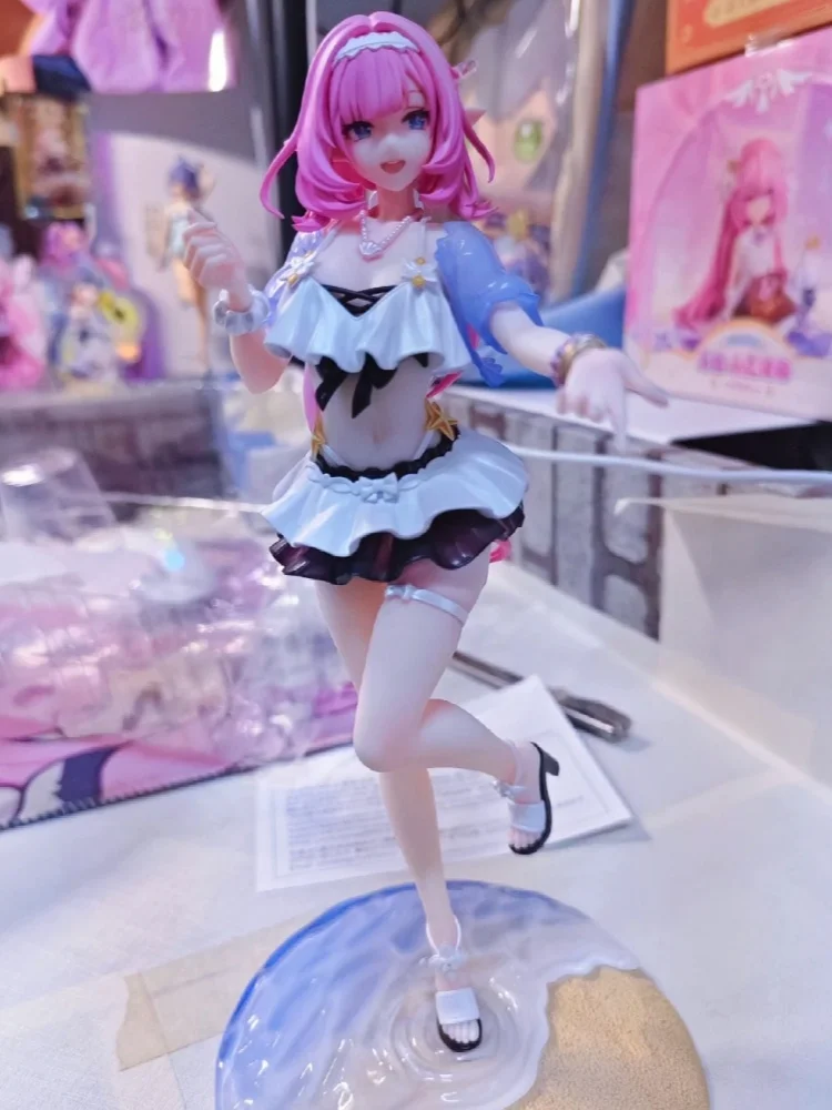 

Myethos 1/8 Elysia Honkai Impact 3 Figurine 22cm Summer Fairy Anime Action Model Game Merchandise Collectible Gift