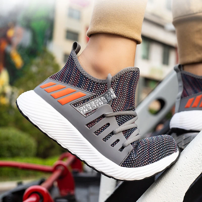 Cross-border Labor Protection Shoes Men's Summer Anti impact Anti Puncture Breathable Comfortable Anti Slip Safety Shoes