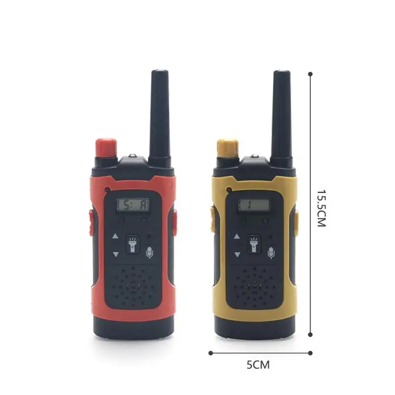 Long Range LED Kids Walkie Talkies Wireless Communication Handheld 2 Way Radio Educational Toy for Electronic Toys Category