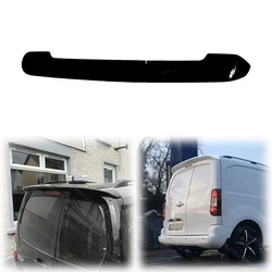 2 PCS 2008 To Up For Citroen Berlingo Twin Barn Doors Car Rear Spoiler Roof Wing Lip By High Quality ABS Glossy Black Body Kit