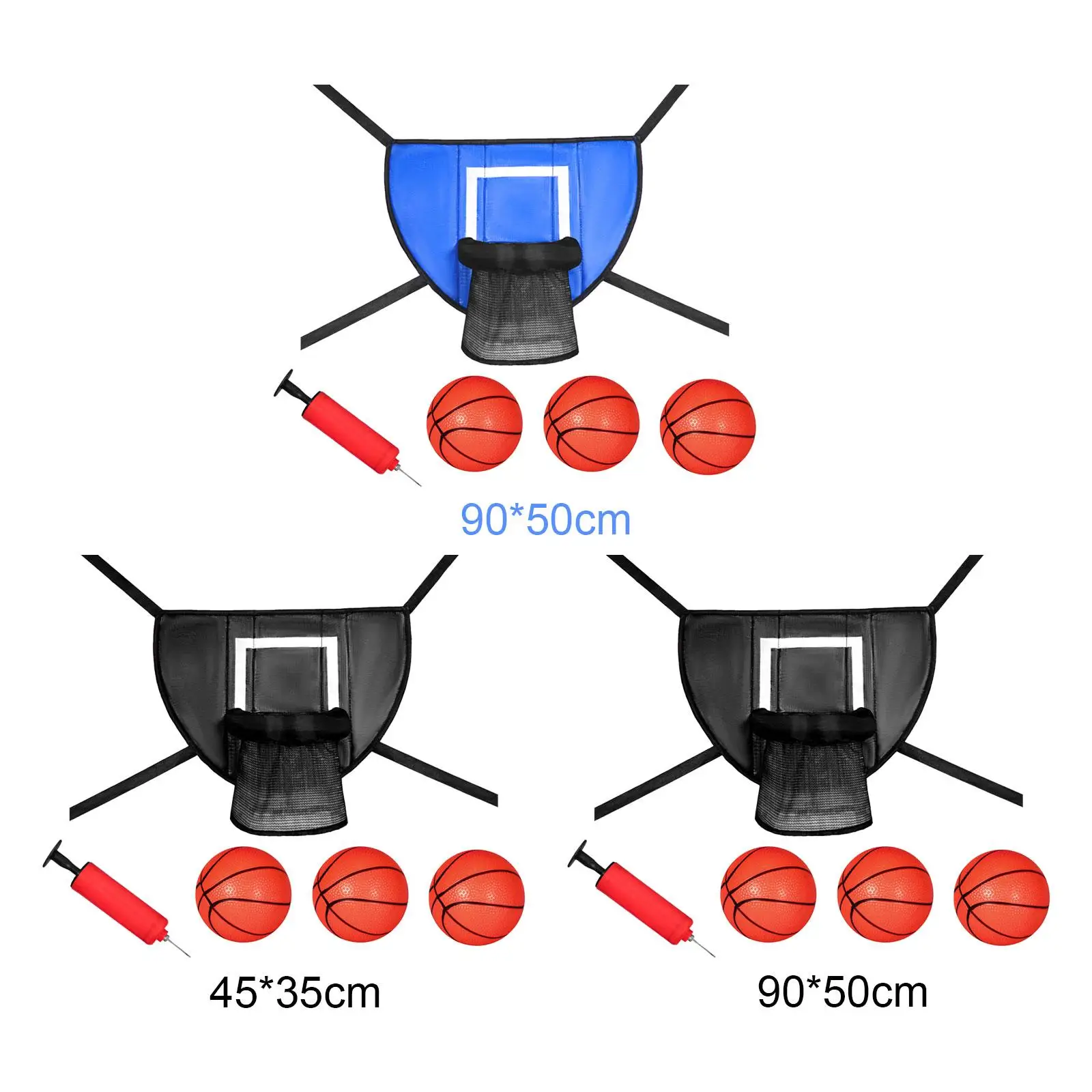 

Basketball Hoop for Trampoline Basketball Frame Breakaway Rim for Dunking Easy