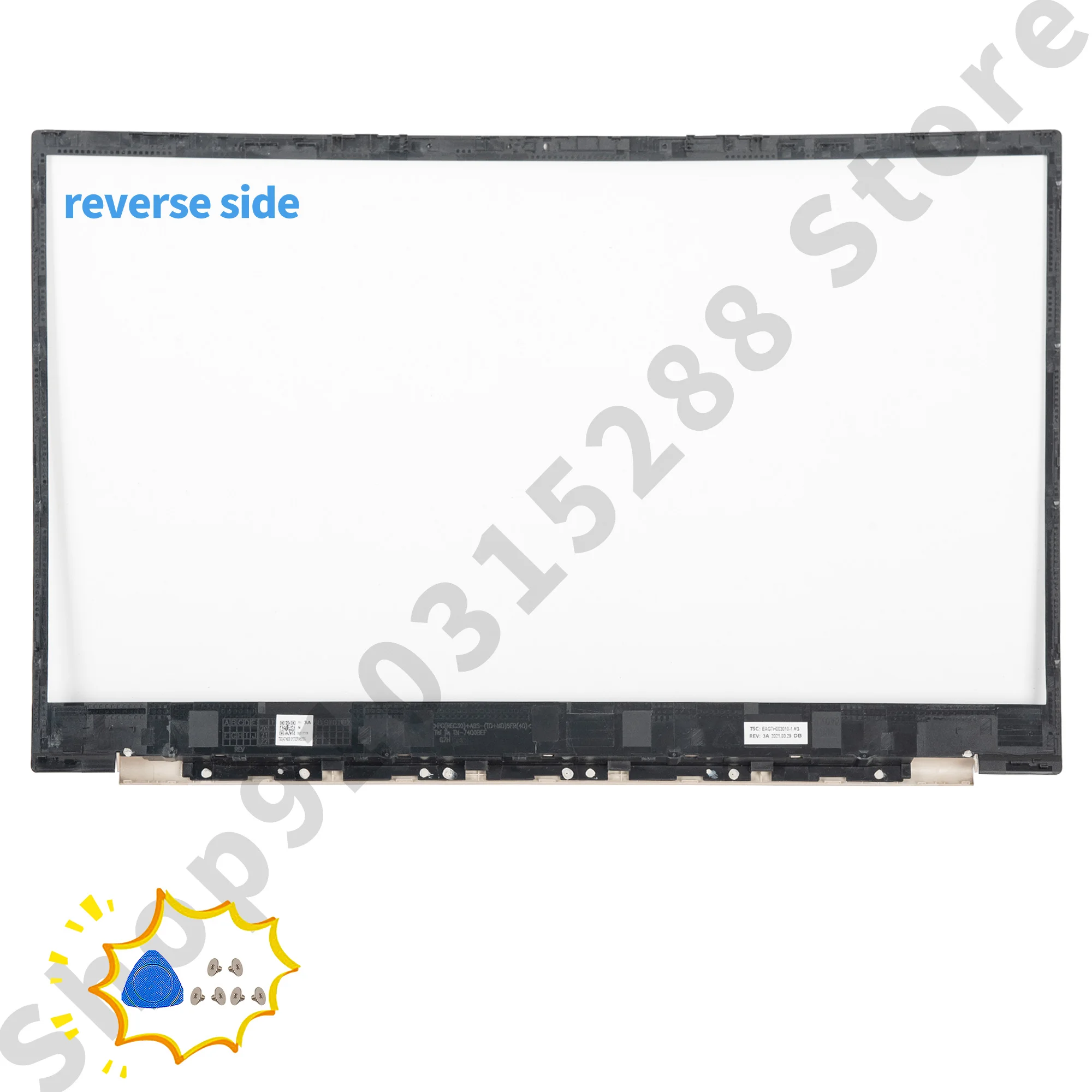 Cubierta trasera LCD para Pavilion 15-EH 15-EG 15Z-EH TPN-Q245 Q246 tapa trasera superior M08899-001 bisel/reparación azul/plata/metal dorado