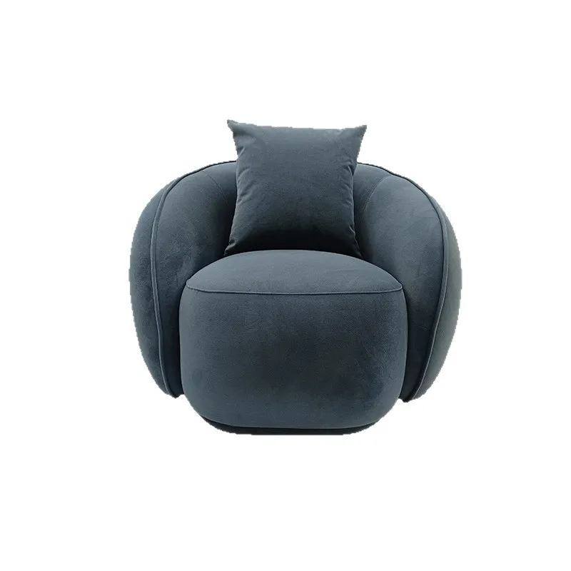LMM curved fabric sofa creative modern wedding beauty shop body living room moon sofa