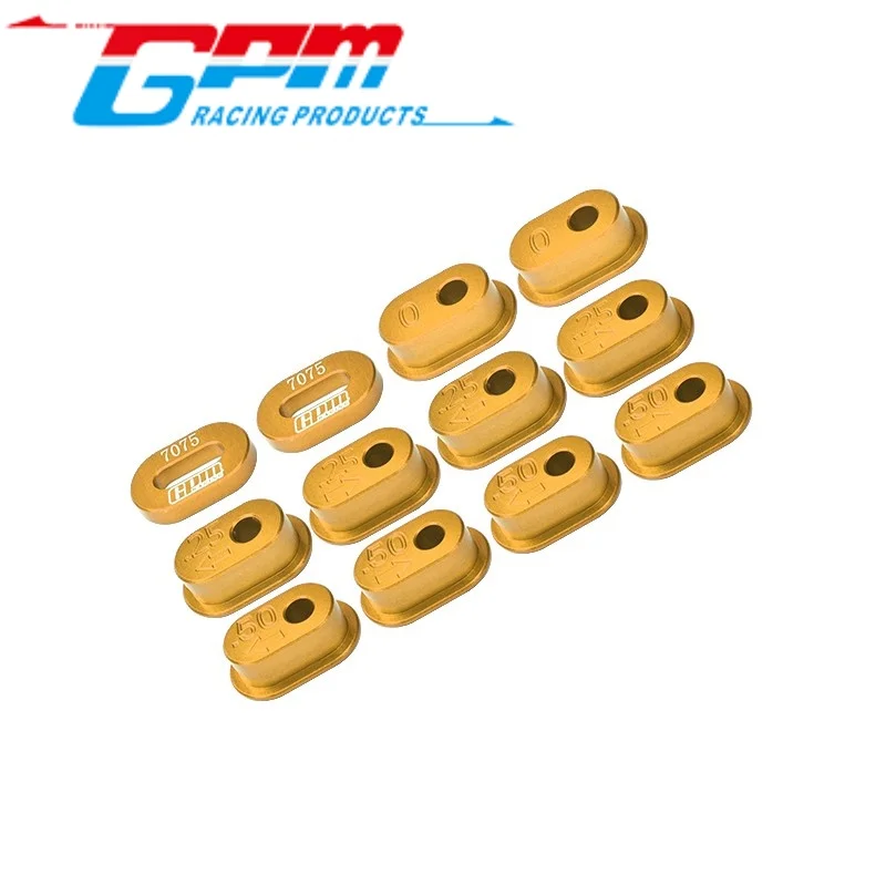 GPM MX010 알루미늄 7075-T6 체인 텐션 조절기 세트 LOSI 1/4 PROMOTO MX SM 오토바이 RC 업그레이드용