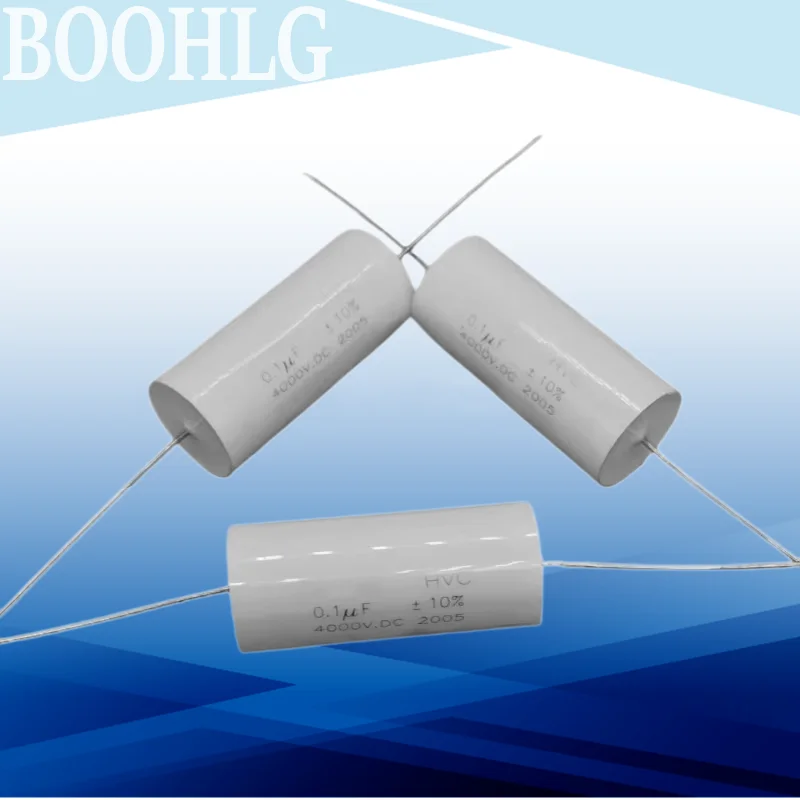 1PCS High Voltage Pole-Free Inductive Film Capacitor 4000V 0.1uF 104 4KV 19X44MM