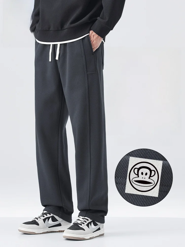 

PaulFrank Men's Sport Pants Casual American Retro Sle High Waist Long Cotton Blend Sweatpants Youth Trendy Wear Resistant