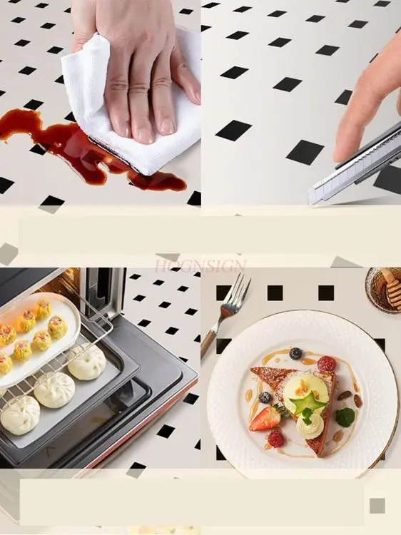 1pcs Leather table mat with a luxurious and high-end feel, waterproof tea table tablecloth, bedroom desktop protection mat
