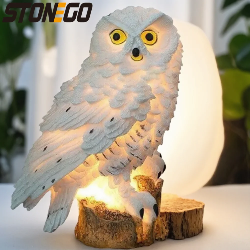 

Наружная солнечная светодиодная лампа для газона с совой, украшение сада, патио, ландшафтное освещение, водонепроницаемый наземный светильник