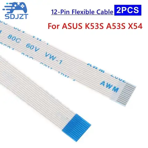 2Pcs Laptop Flexible Cable For ASUS K53S A53S X54 Touchpad Connector Flex Cable 12-pin 12 Pin Notebook Cable