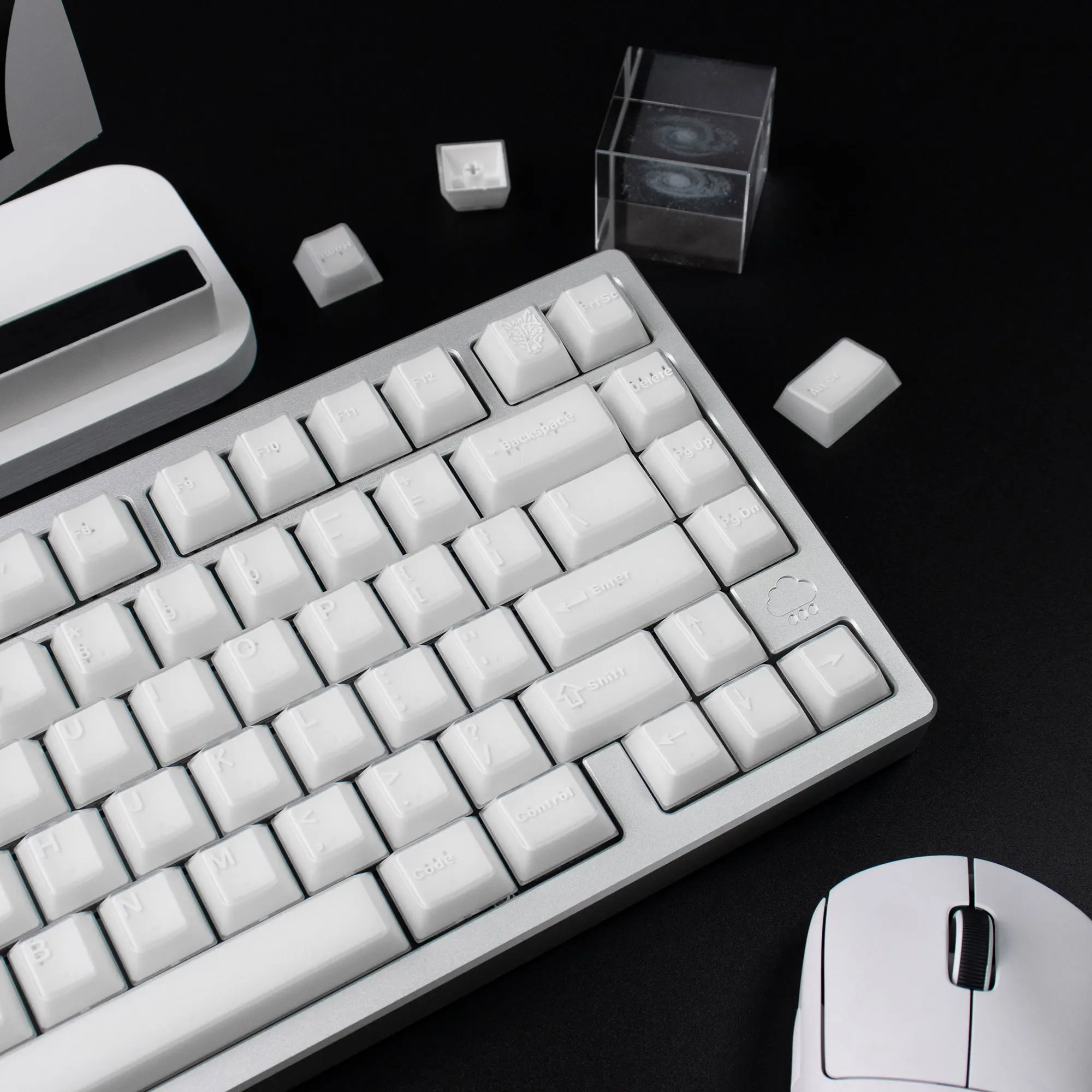 Aifei x-ray keycaps 114 teclas branco translúcido abs personalização duplo tiro keycaps cereja conjunto para teclado mecânico