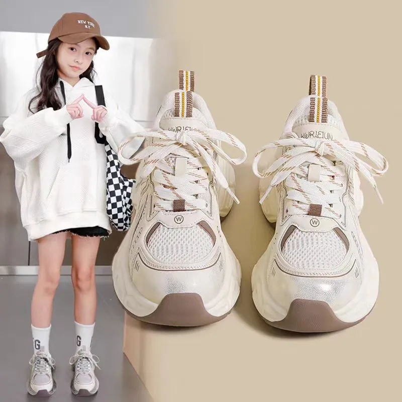 

Children Sports Shoes Soft Bottom Mesh Breathable Kids Running Shoes Trendy 2026 Brand New Boys Girls Casual Shoes Comfortable