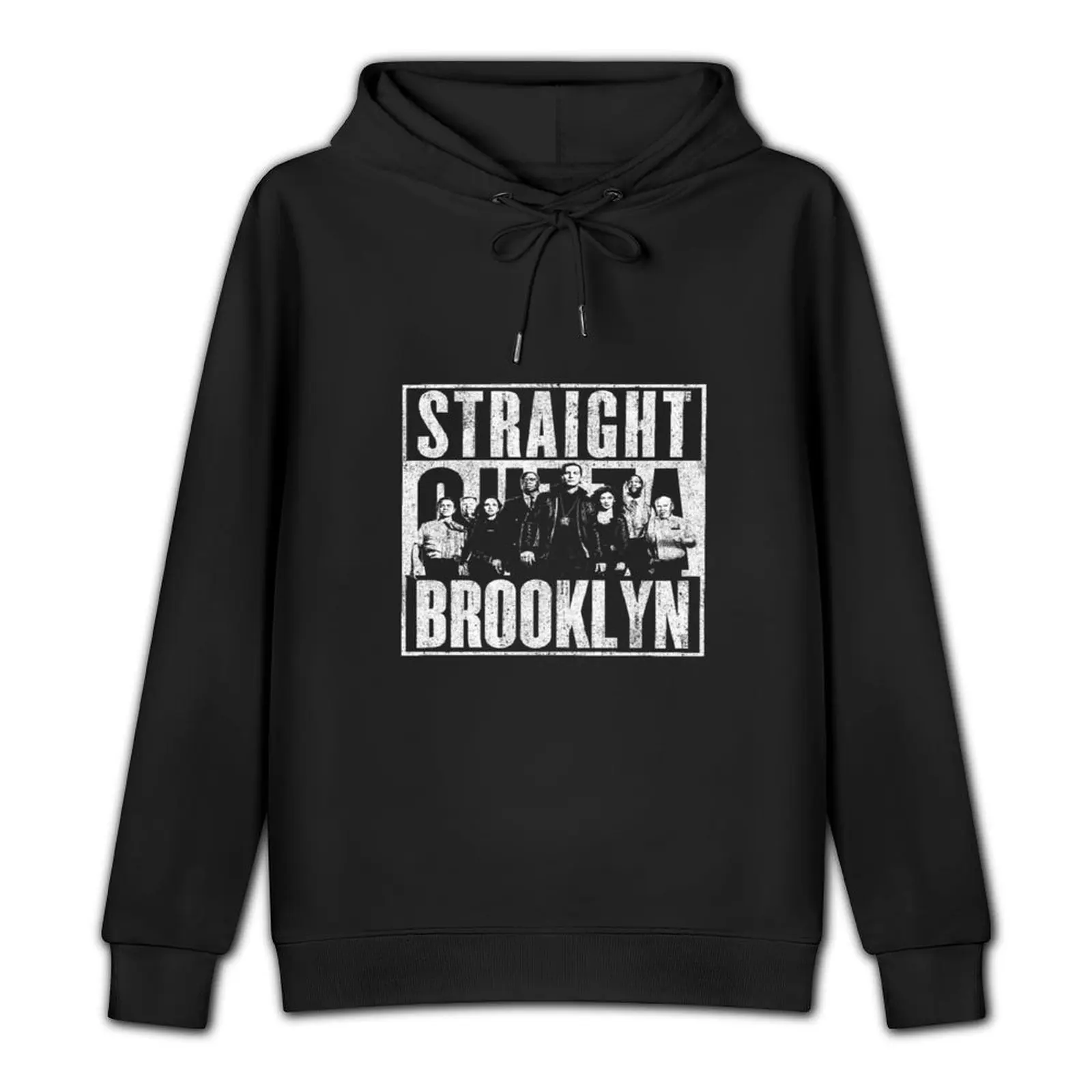 Straight Outta Brooklyn Pullover Hoodie blouse male clothes new hooded tee