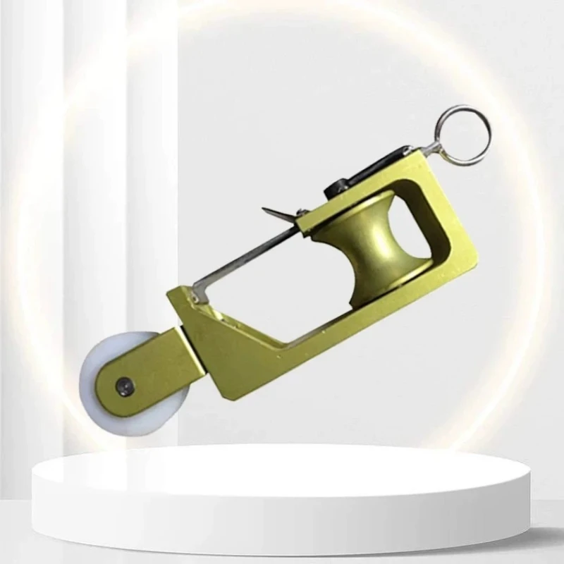 Aluminum alloy somersault pulley power transmission wire outdoor tool destatic somersault pulley self-locking function