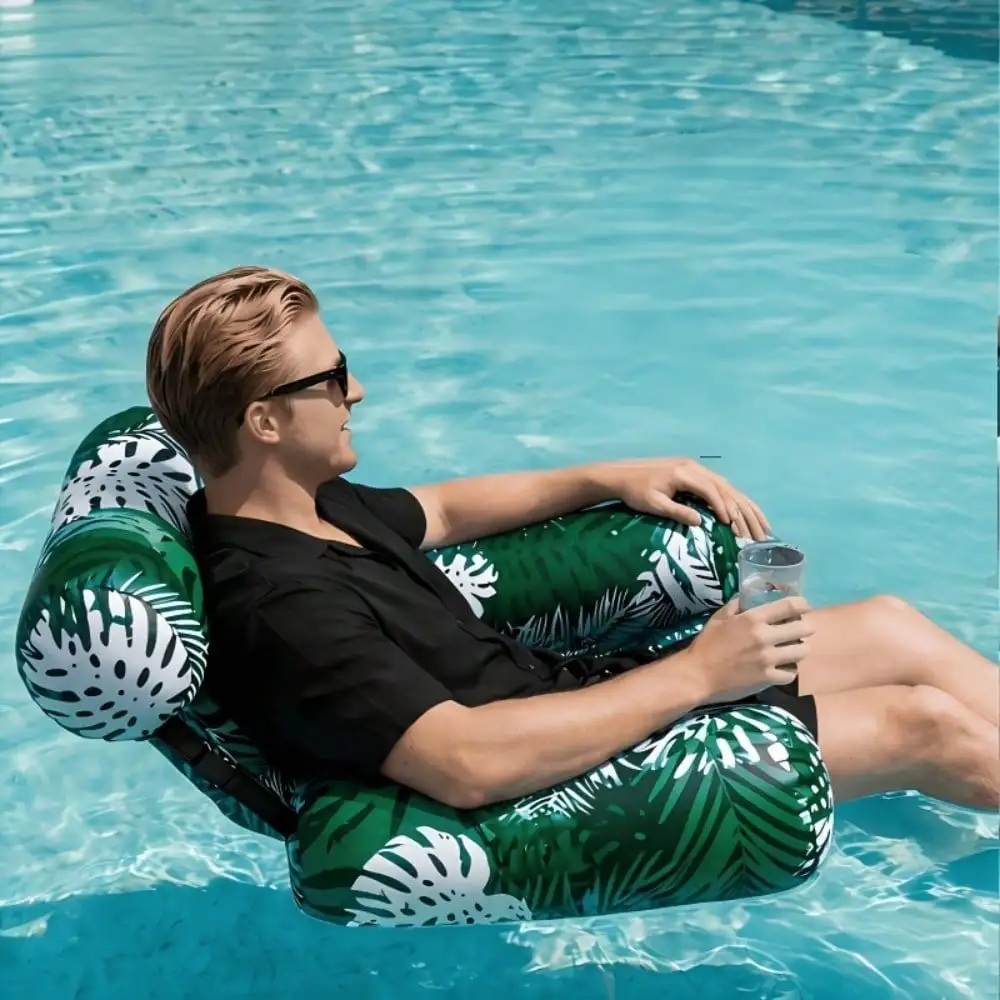 

Thickened Inflatable Pool Float, Unisex. Inflatable Lounge Chair And Pool Floats, Made Of PVC And Oxford Cloth. Suitable For Pools, Lakes, Beaches, And Patio Parties. Outdoor Water Fun, Summer Water Fun – Float Like The Boss, Relax Like A King