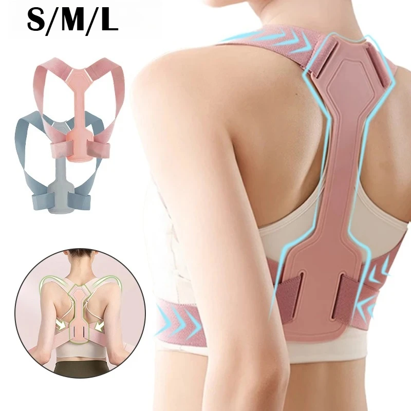 

1Pc Invisibility Breathable Posture Corrector Belt Adjustable Rectify Posture Back Support Belt Back Neck Brace Posture Training