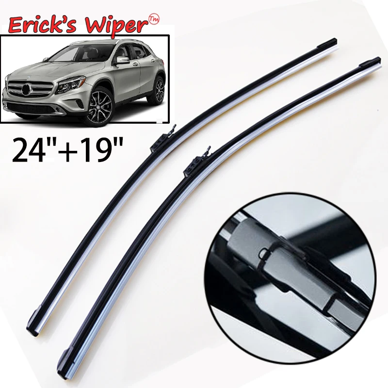 Erick\'s Wiper LHD Front Wiper Blades For Mercedes-Benz GLA-Class X156 2016 - 2019 Windshield Windscreen Window Brushes 24\