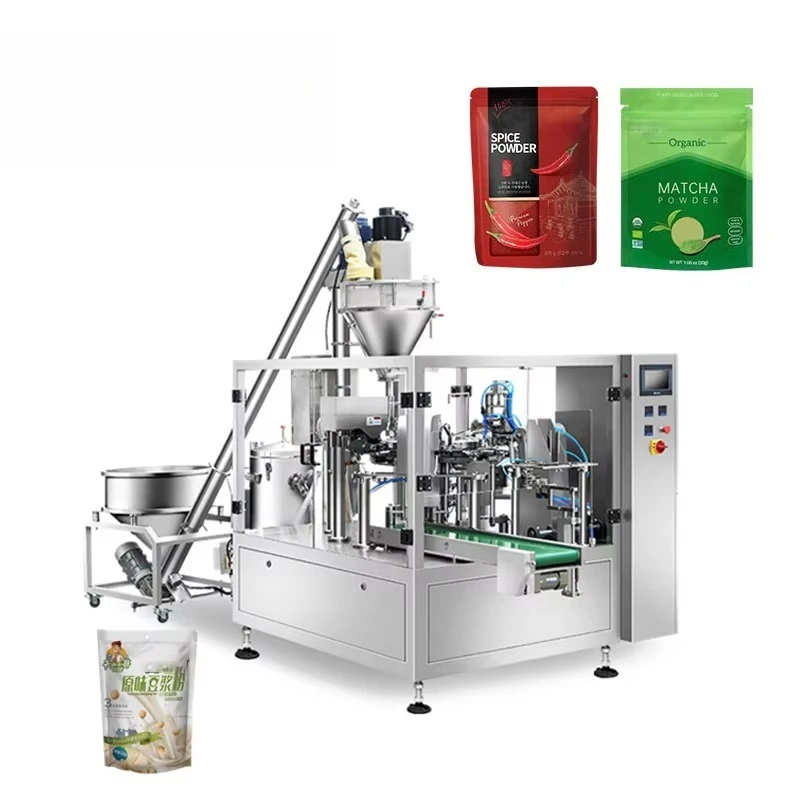 Automatic Bean Packing Machine Vertical Multihead Weighing Plastic Bag Packaging Equipment 500g 1kg 2kg Granule Food Application