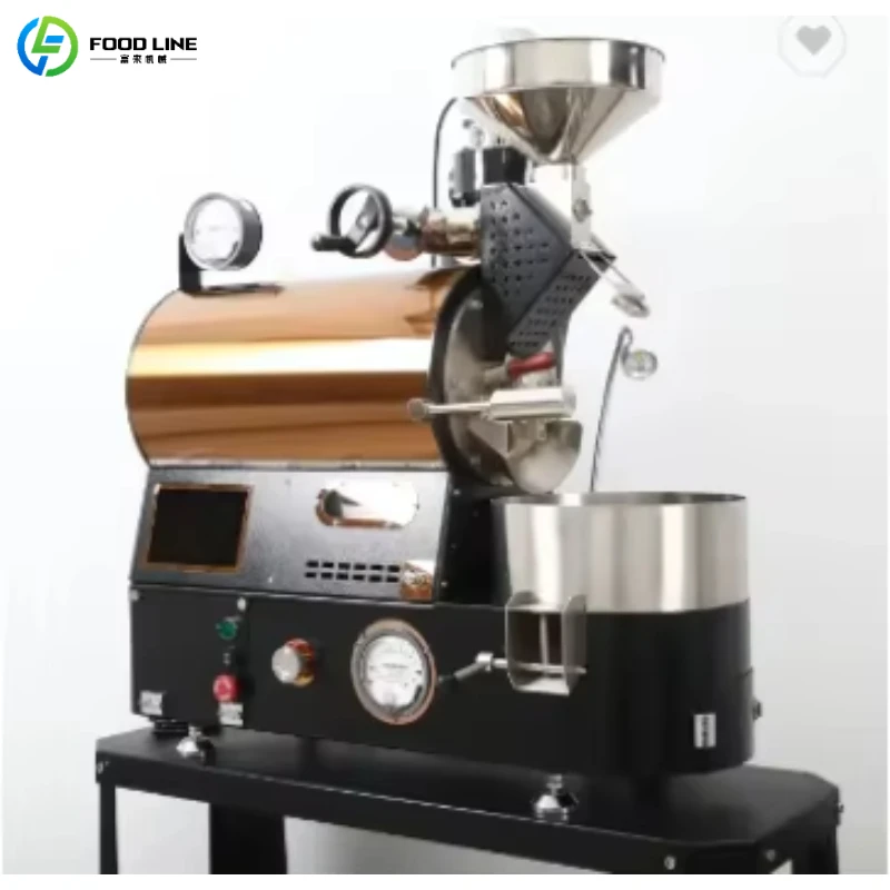 Customized Cafe 1kg 2kg 3kg Coffee Roasting Machine Coffee Bean Roaster Rust Proof Coffee Roaster Long Service Equipment