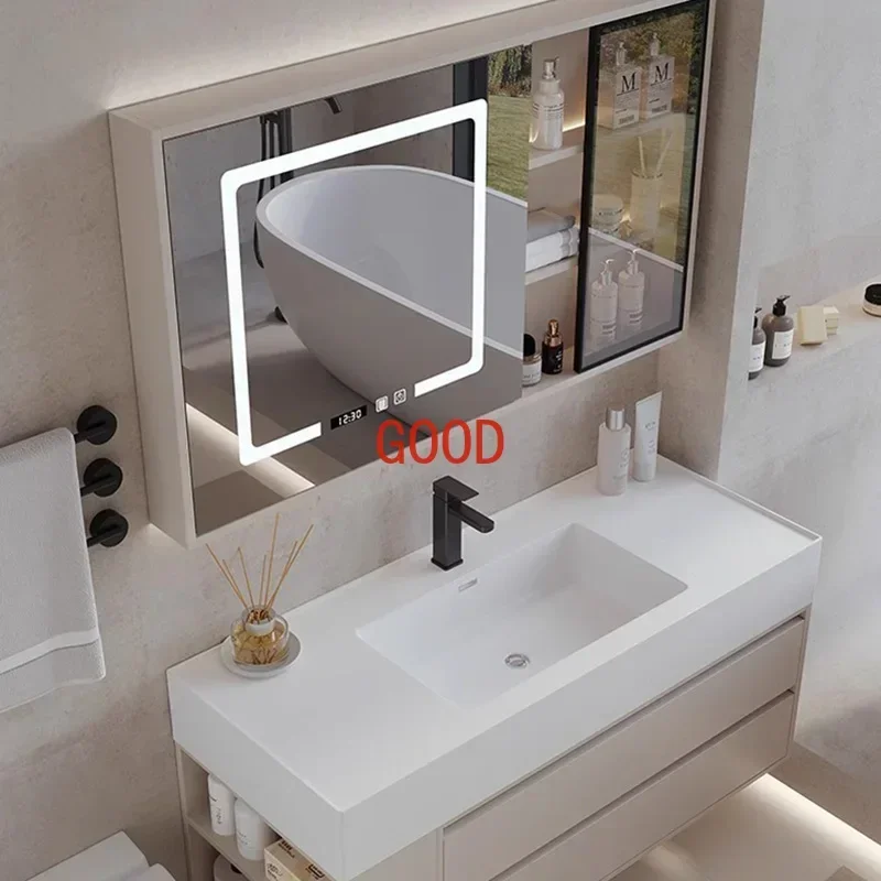 Wall Shelves Bathroom Cabinets Mirror with Light Washbasin Vanity Bathroom Cabinets Narrow Estanteria Room Furniture