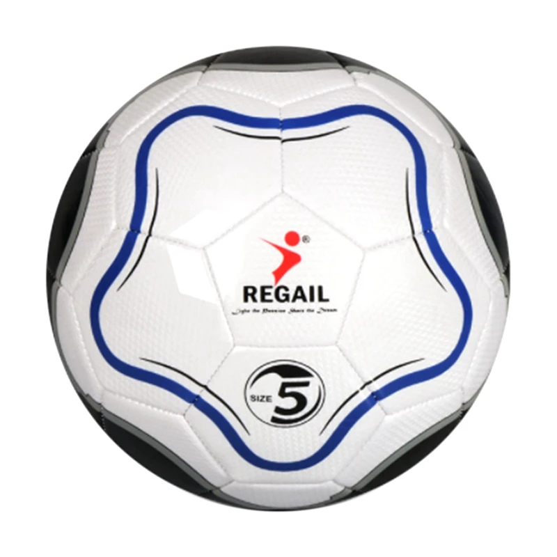 

REGAIL 1 PCS Soccer Ball Standard Football Machine-Stitched Thickened Football Size 5