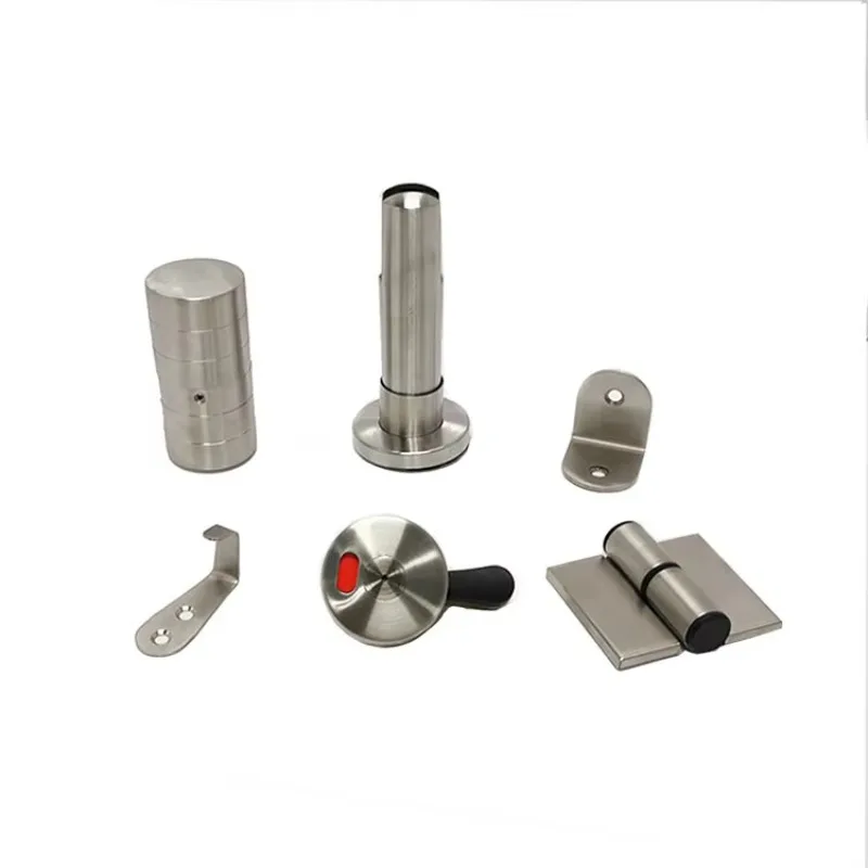 Stainless steel toilet partition accessories, bathroom, other bathroom partition hardware