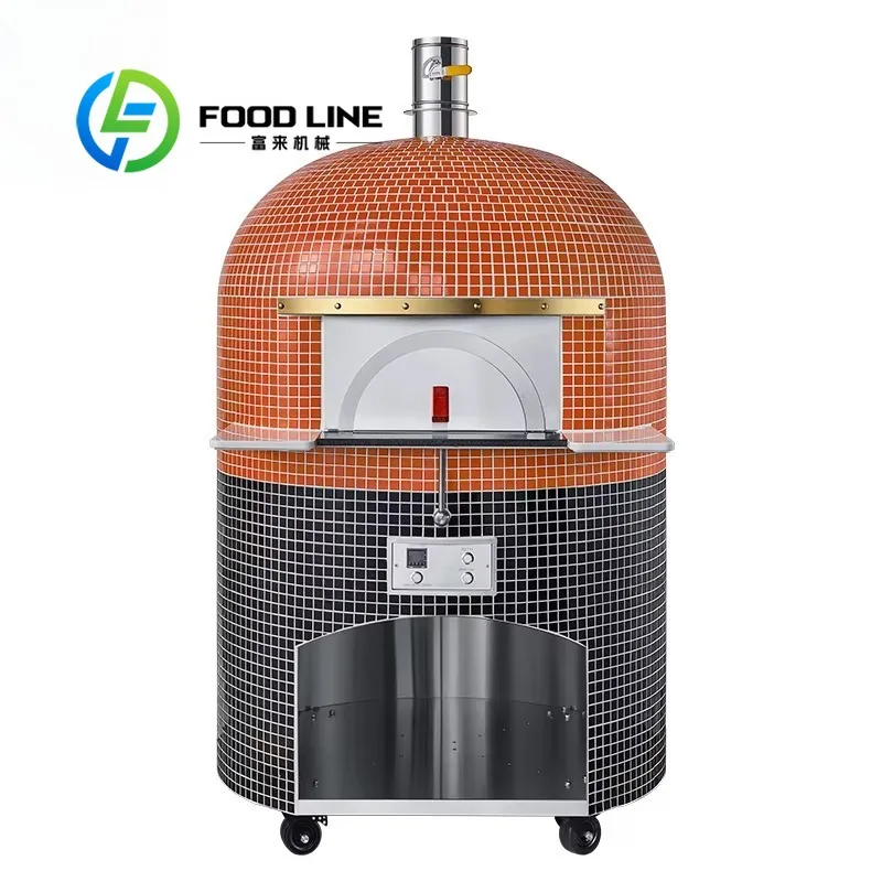 Dome Shaped Pizza Oven Stone Baking Deck Control Knob Easy Flame Adjustment Supermarket Fresh Pizza Corner Ready To Ship