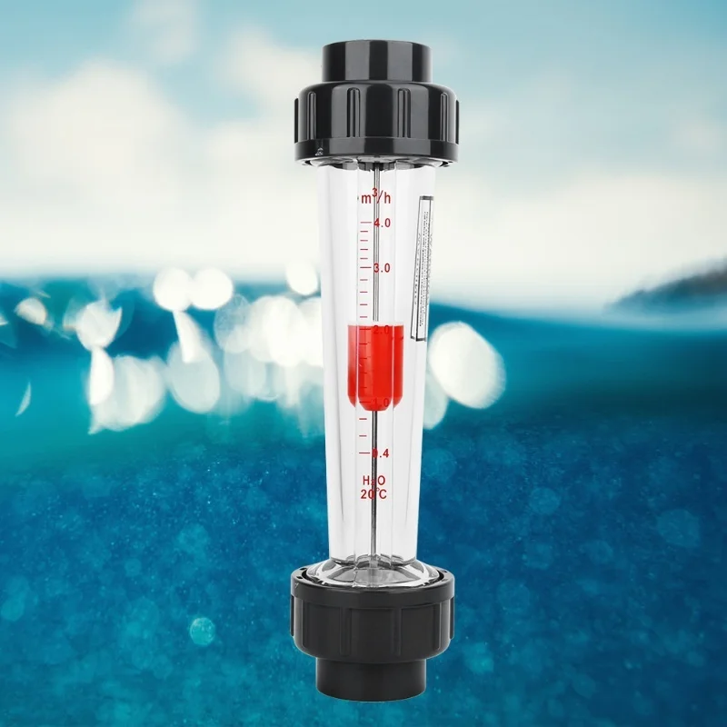 

LZS-32(D) Plastic Tube Type Liquid Flowmeter Waterflow Measuring Tool 0.4-4m H Range