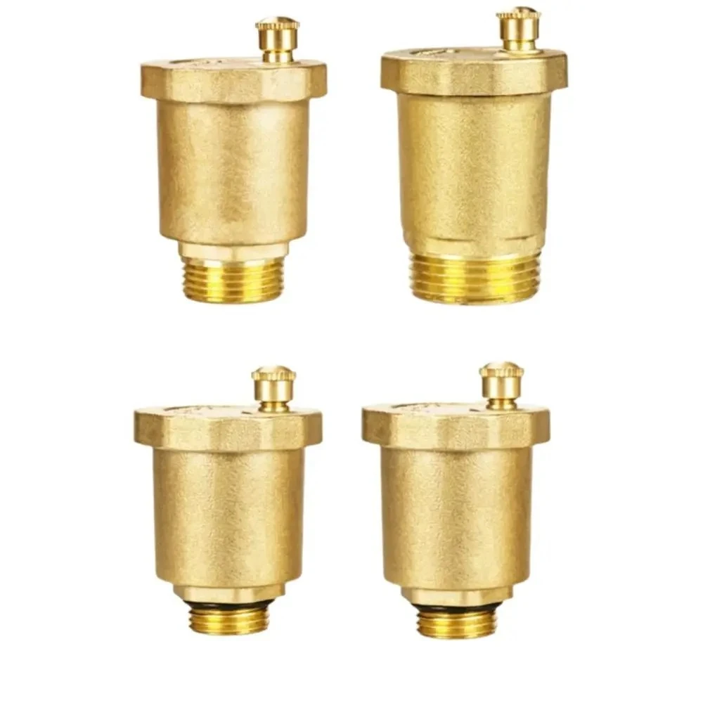 Brass Material One-way Automatic Exhaust Relief Valve Standard External Thread Pressure Operation