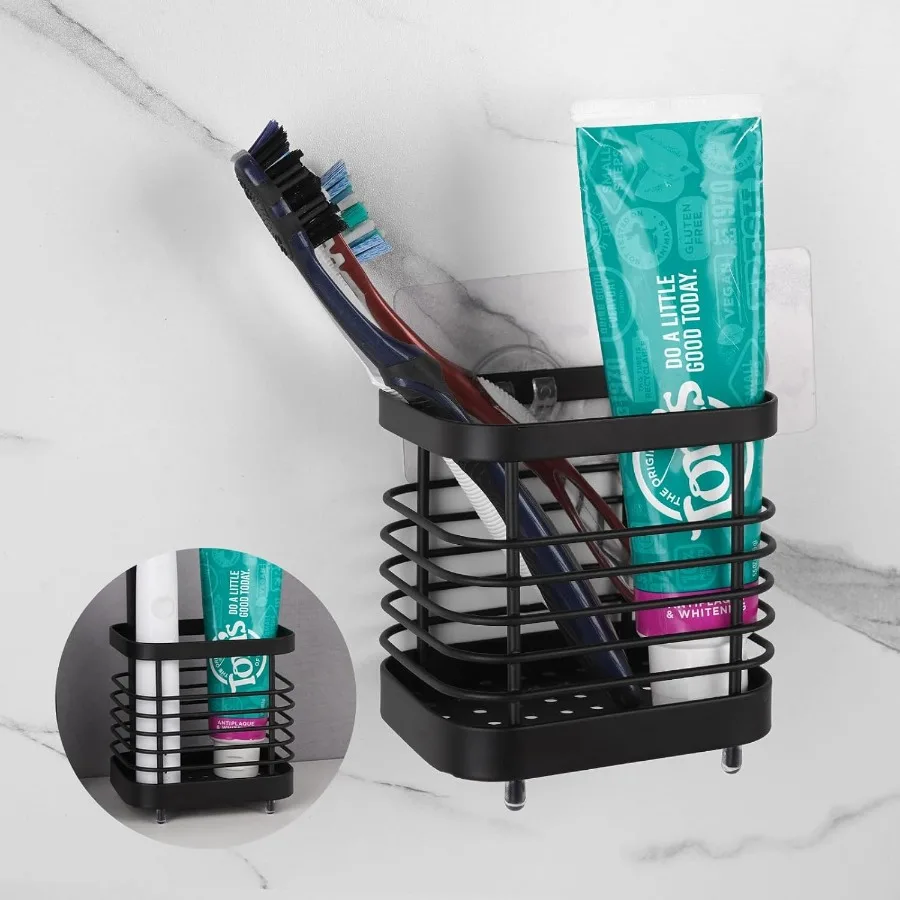 

Настенный держатель для зубных щеток для ванной комнаты, нержавеющая сталь, держатель для зубной щетки и зубной пасты, органайзер, электрическая зубная щетка