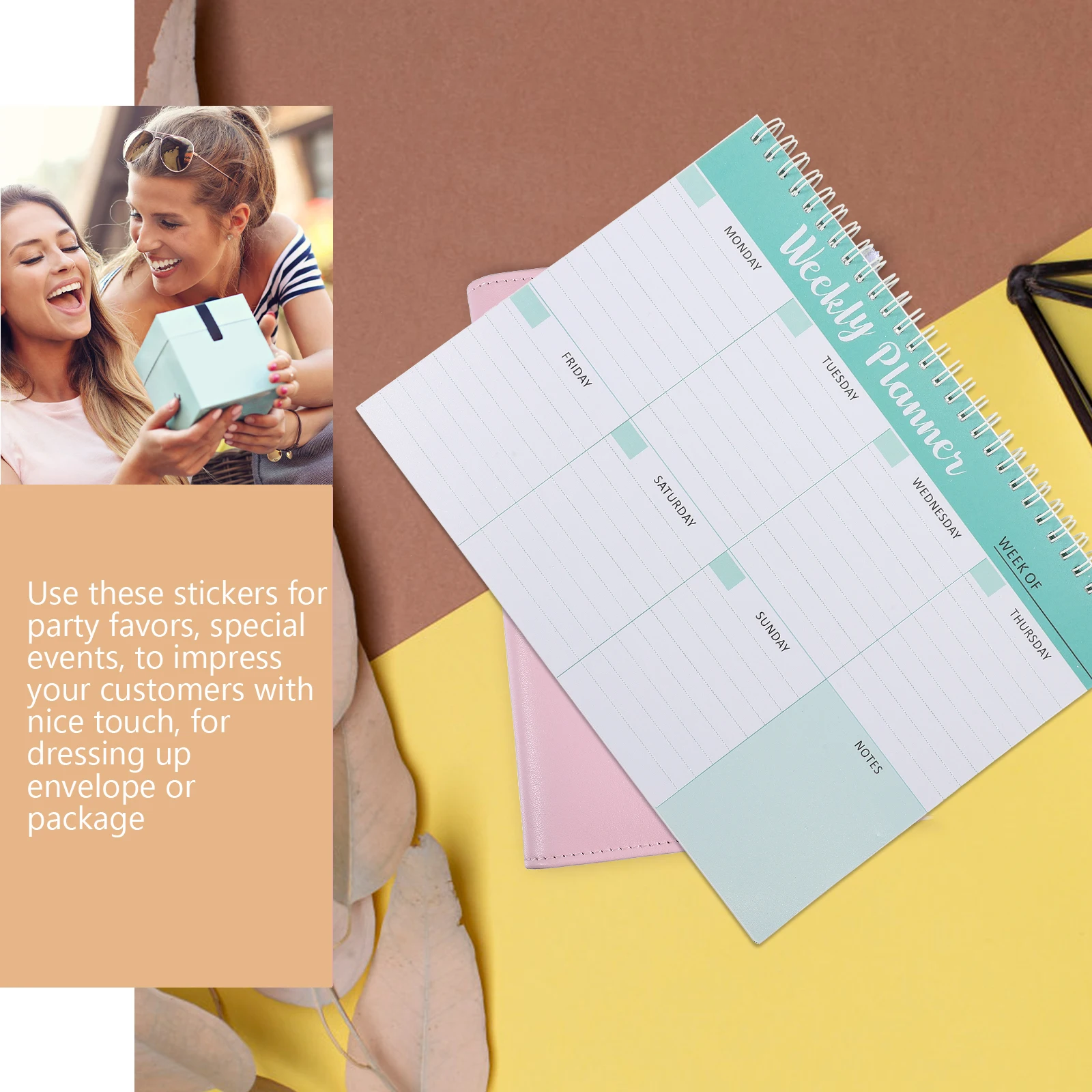

Weekly Planner Notepad White Schedule Work Appointment Calendar Date Pad Study Planner Teacher Gradebook Elementary Homeschool