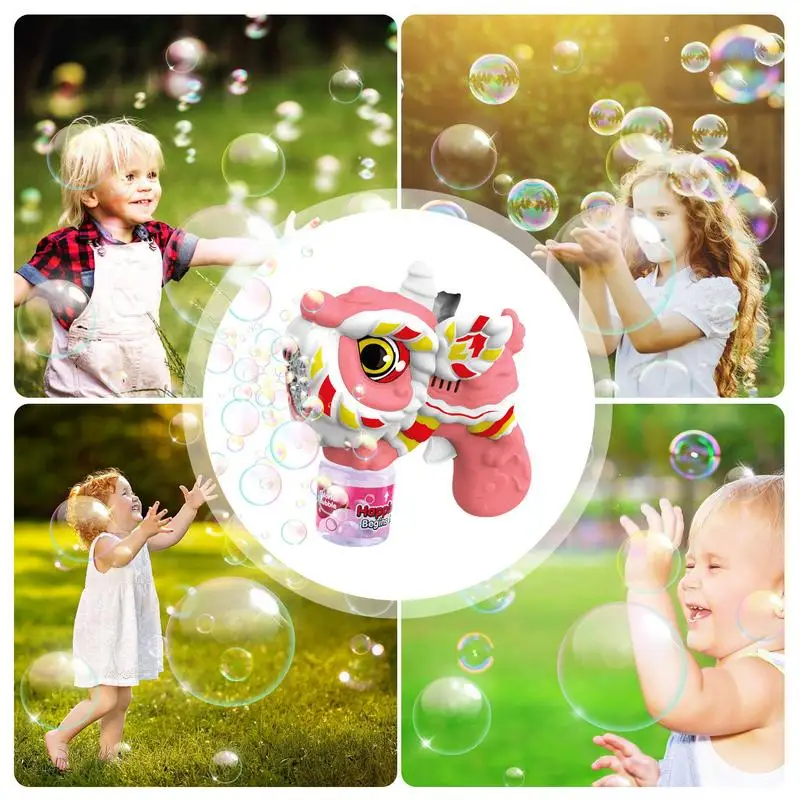 Bubble Maker Maschine Tanz Löwe Blasen Kinderspiel zeug mit Tausenden Blasen Bubble Blower für Sommer Spielzeug Party begünstigt im Freien