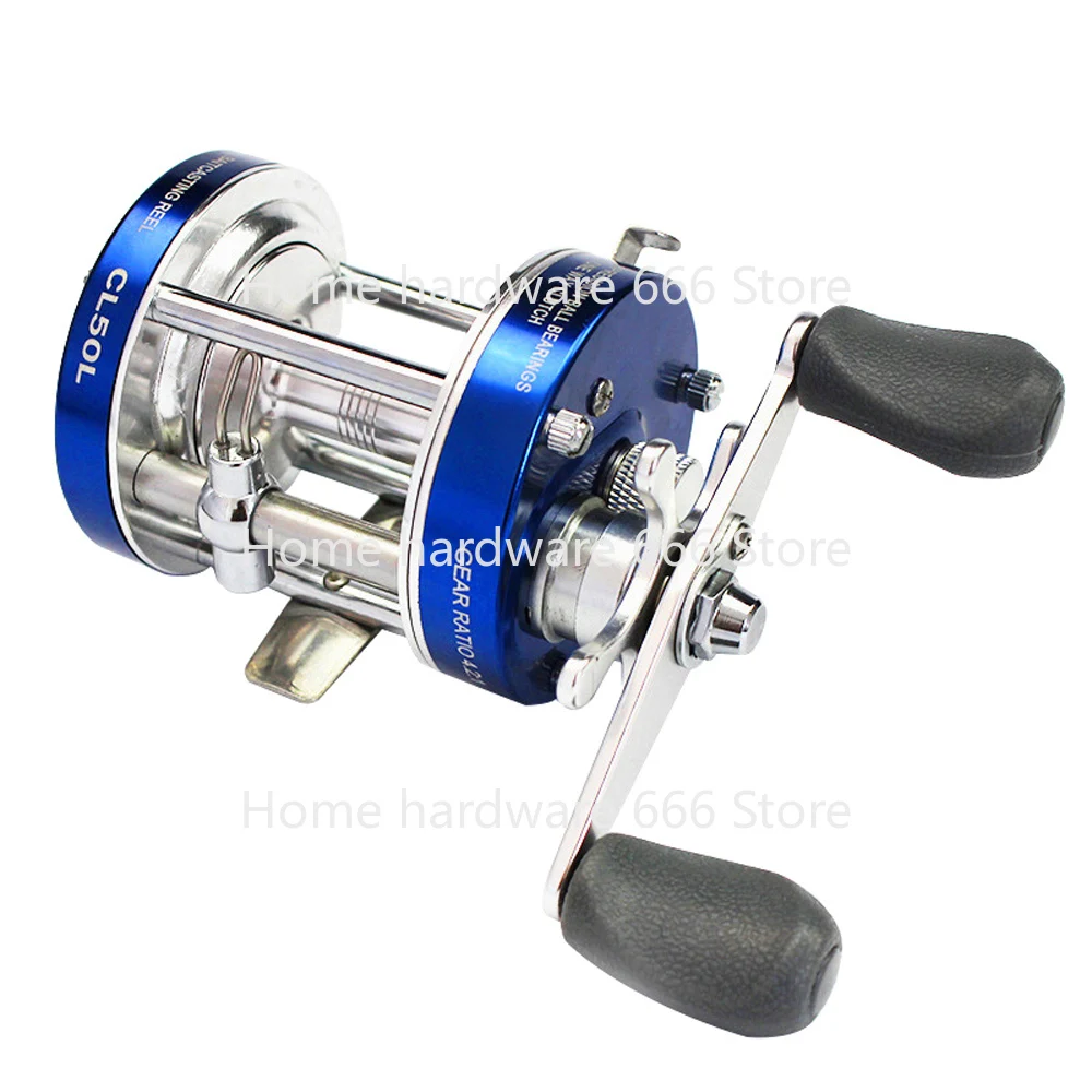 

New Metal Trolling Fishing Reel Bait Casting Boat Cast Drum Fishing Wheel Full Metal Sea Fly Fishing Raft For Saltwater Tackle