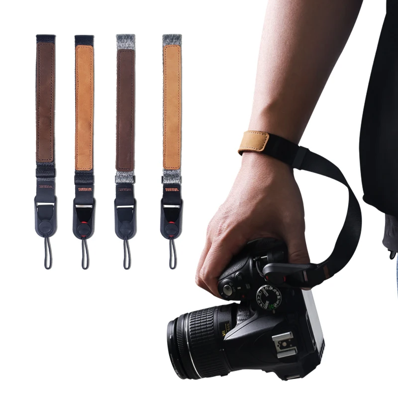 Magnetic wristband quick release hand strap sling cord Nikon Sony Fuji Canon Olympus Panasonic Leica SLR camera wristband