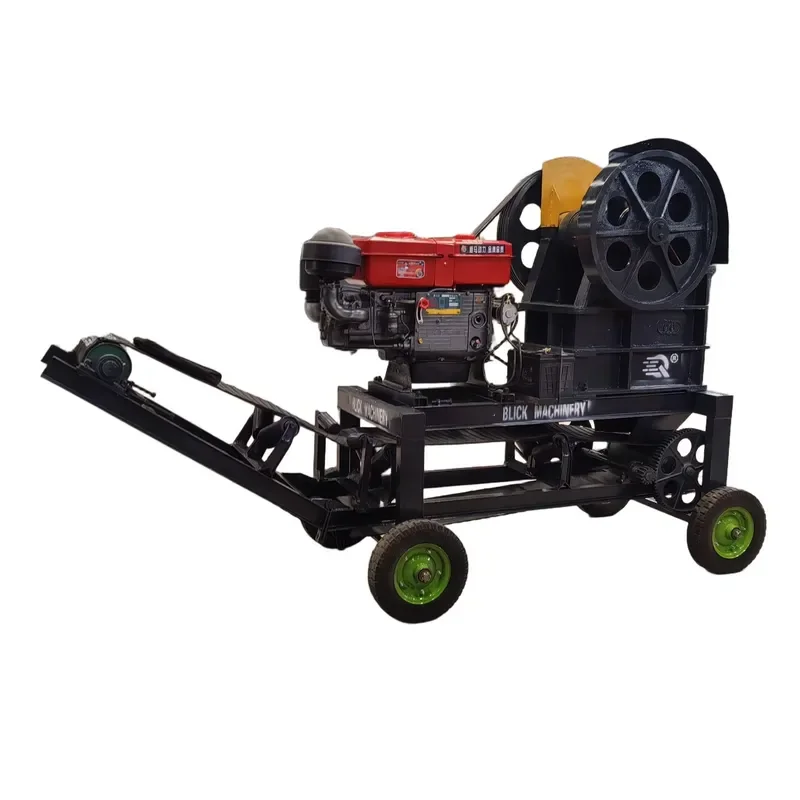 Diesel-powered Mobile Jaw Crusher Stone Crushing Machine Sealed Cement Clinker Breaker Sample Stone Jaw Crusher Jaw Crusher
