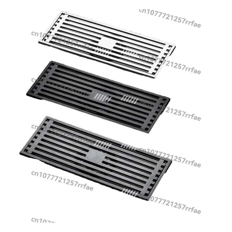 

Modern Design Stainless Steel 304 Bathtub Washing Machine Drain Grate Gun Grey Brass Bathroom Sink Floor Drain - New Product