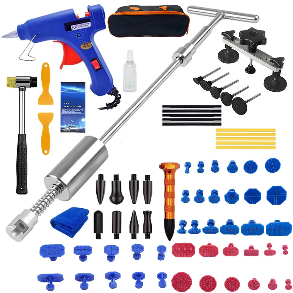 New Car Accessories Auto Dent Repair Kit Professional Mechanical Workshop Tools For Car Body Sheet Metal Puller Hail Pit