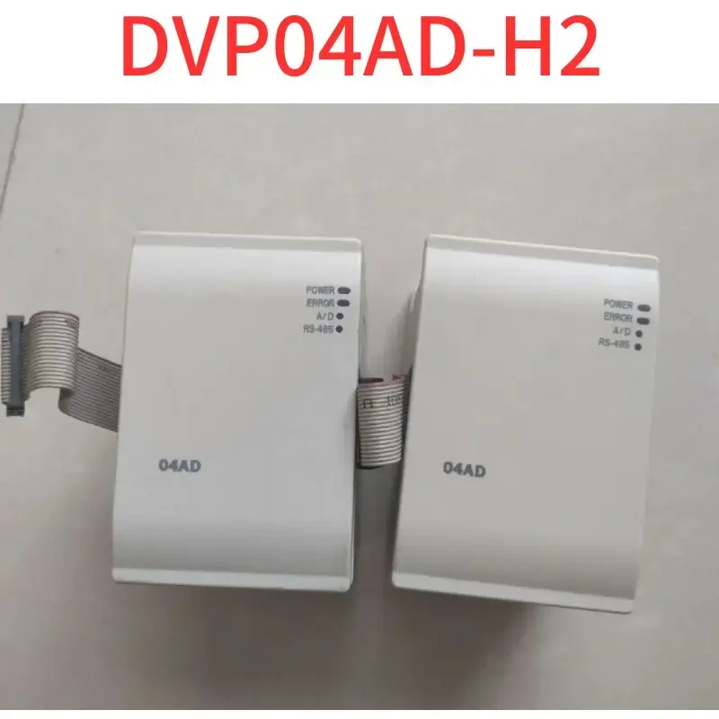 

Second-hand The PLC expansion module DVP04AD-H2 has good functionality