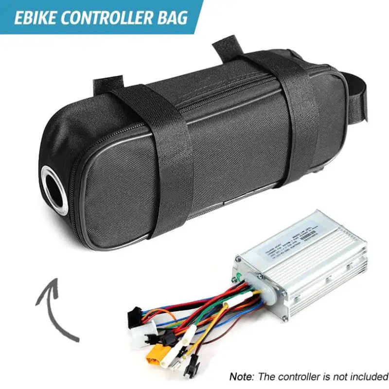 Electric Bicycle Controller Waterproof Oxford Cloth Bag Portable Cycling Battery Hanging Storage Pack