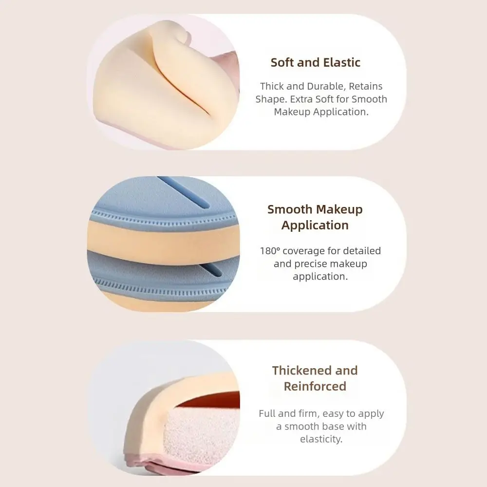 جديد كبير الحجم حلوى القطن التجميل نفخة الإسفنج المحمولة الرطب/الجاف فرشاة التجميل لينة الأساس المخفي أدوات ماكياج #1