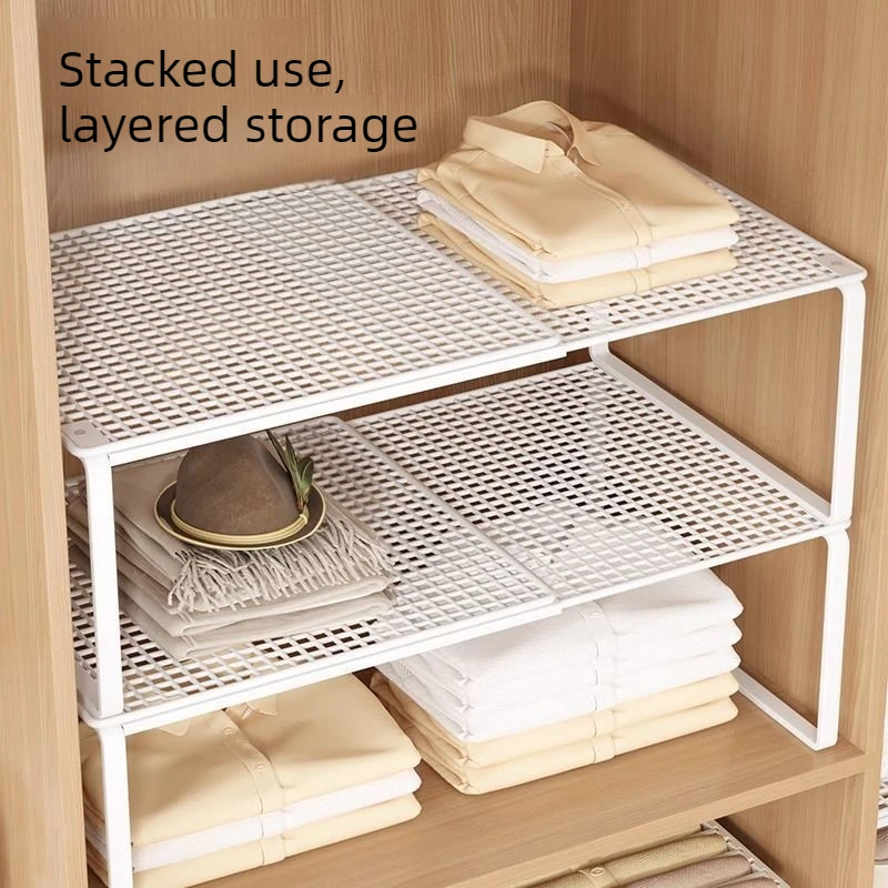 Extensible Storage Rack, Multi-level Partitioned Shelf, Cabinet Partition, Shoe Cabinet, Storage and Organization Rack