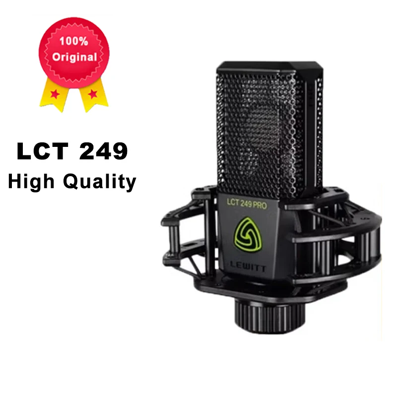 

Микрофон LCT 249 Pro: динамический настольный профессиональный микрофон с функцией Plug-and-Play для игр, студийной работы, стриминга и записи подкастов