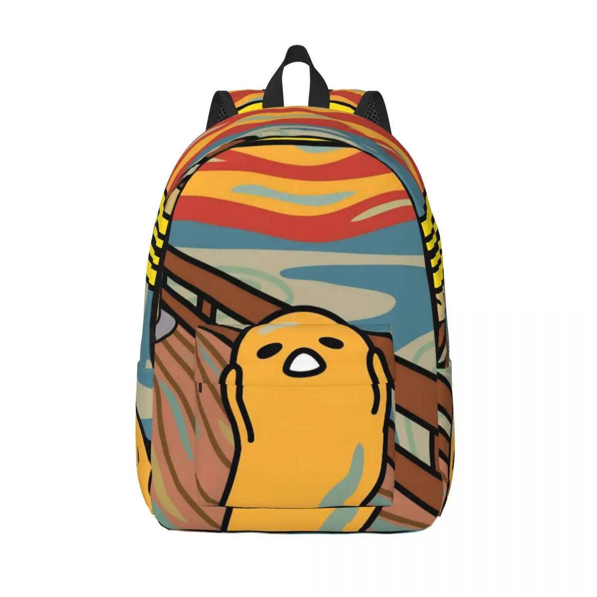 

Гудтама Крик милое яйцо мультфильм для мужчин женщин студенческая школьная сумка для книг рюкзак для начальной школы колледж легкий вес