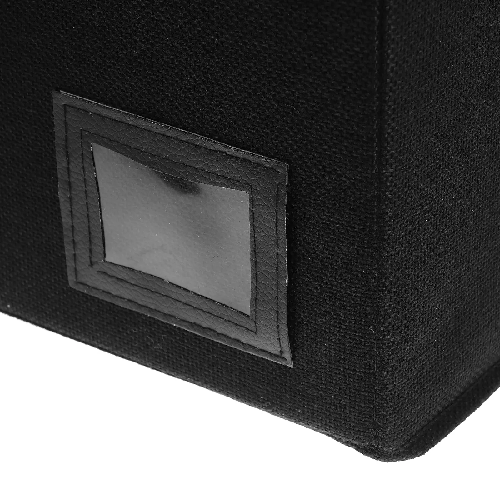 Foldable Linen PP Board Comic Book Storage Box with Handle Flip Cover Card Slot for Home Office School Use Collapsible