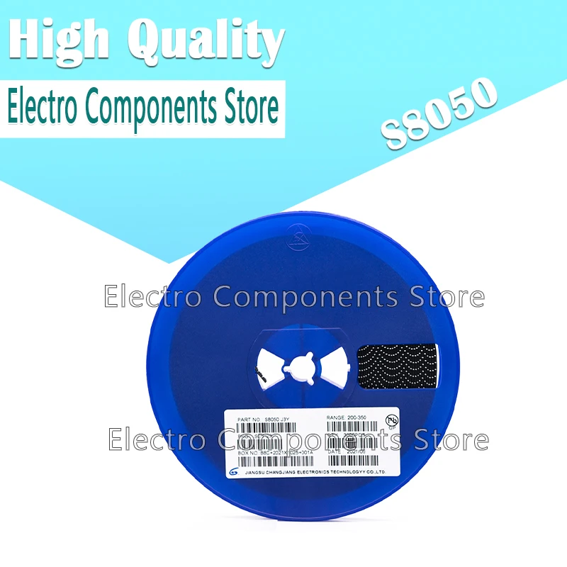 3000PCS S8050 (Marking J3Y) J3Y SOT-23 500mA 25V BIPOLAR TRANSISTOR (NPN) SOT23 Plastic-Encapsulate Transistors