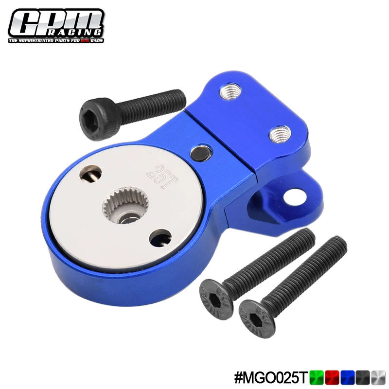 GPM Alu7075 Servo Saver Sterzo 25T W. Molla incorporata per Gorgon Vorteks 1/10
