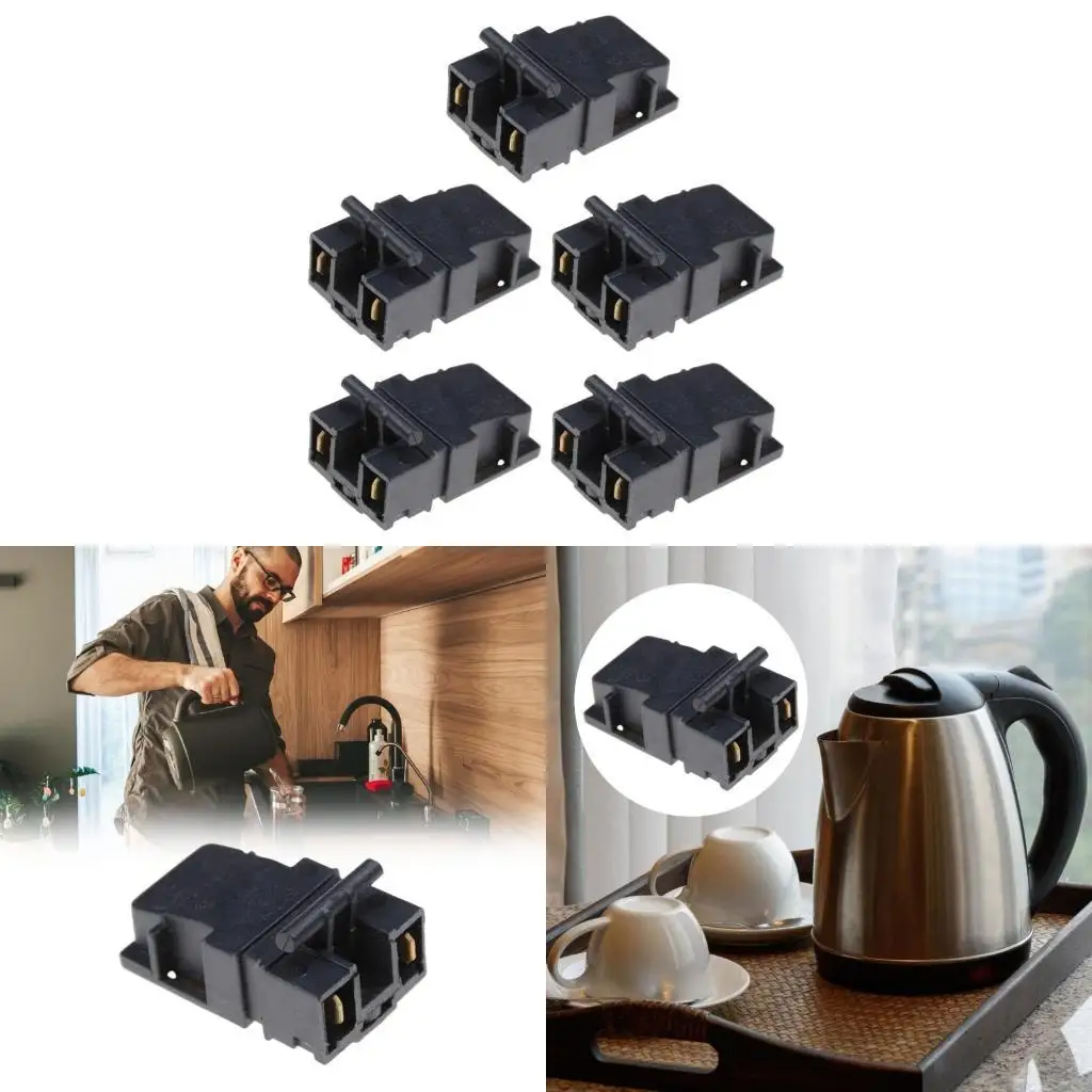 J6PE 5Pcs 13A Electric Kettle Thermostat Temperature Control Switch Replacement