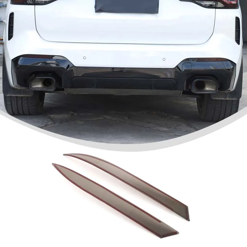 

2PCS Smoked Black Car Rear Fog Light Lamp Decoration Cover For BMW X3 G01 2022 2023 Exterior Accessories