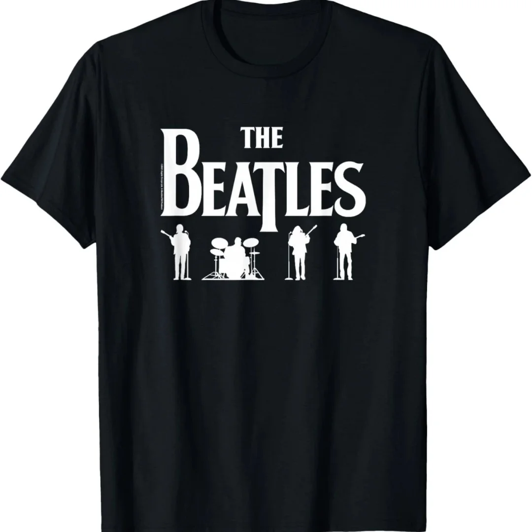 The Beatles - Let It Be Pattern Printing Summer Fashion T-Shirt Men Women Cotton T-shirt Casual Street Classic Band T-shirt
