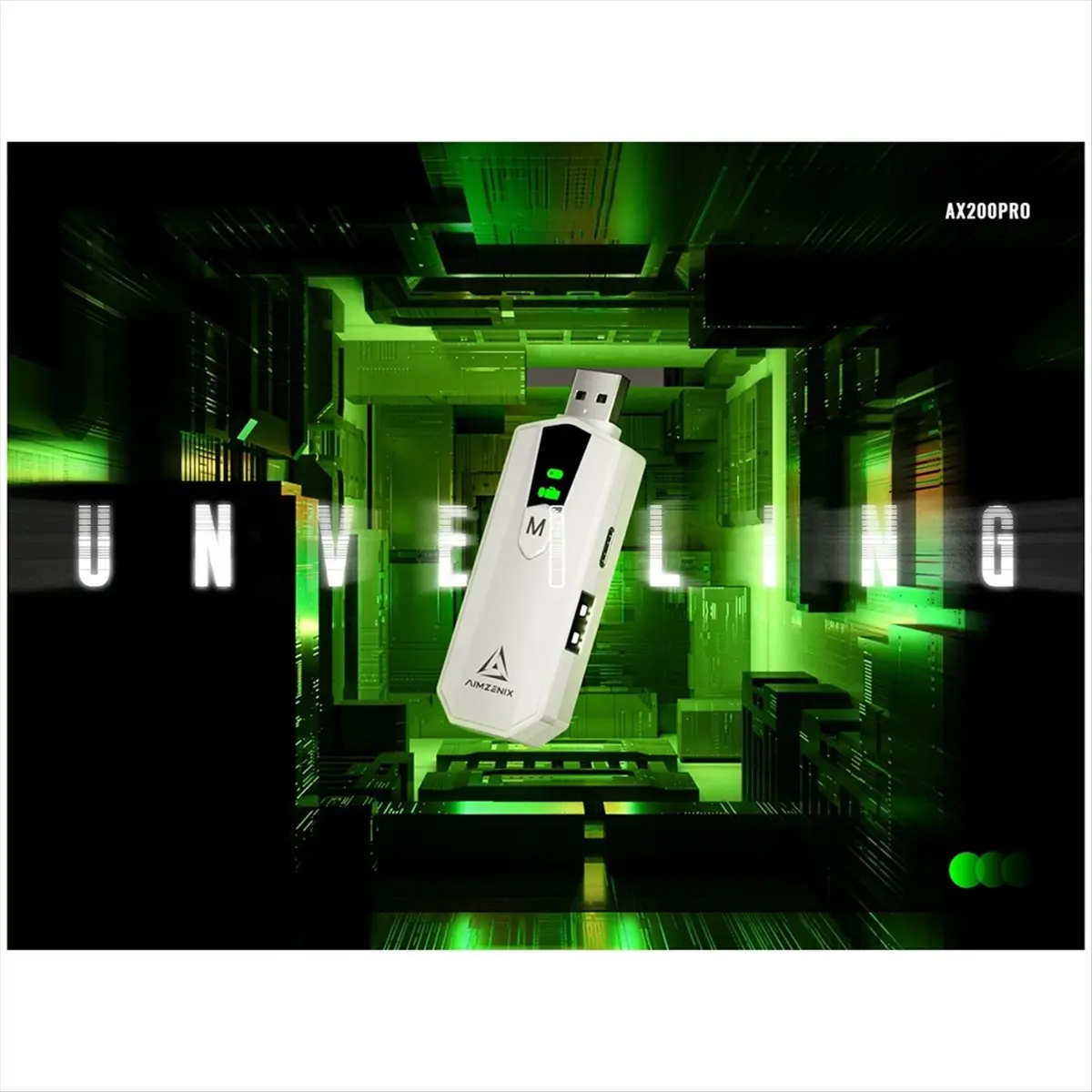 A14M  AX200PRO Keyboard Mouse Adapter,High Performance Converter Compatible with Popular FPS Games PC & NS Platforms