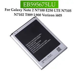 Bilashmart EB595675LU EB595675LA Battery Galaxy Note 2 N7100 E250 LTE N7105 N7102 T889 L900 Verizon i605 Bateria
